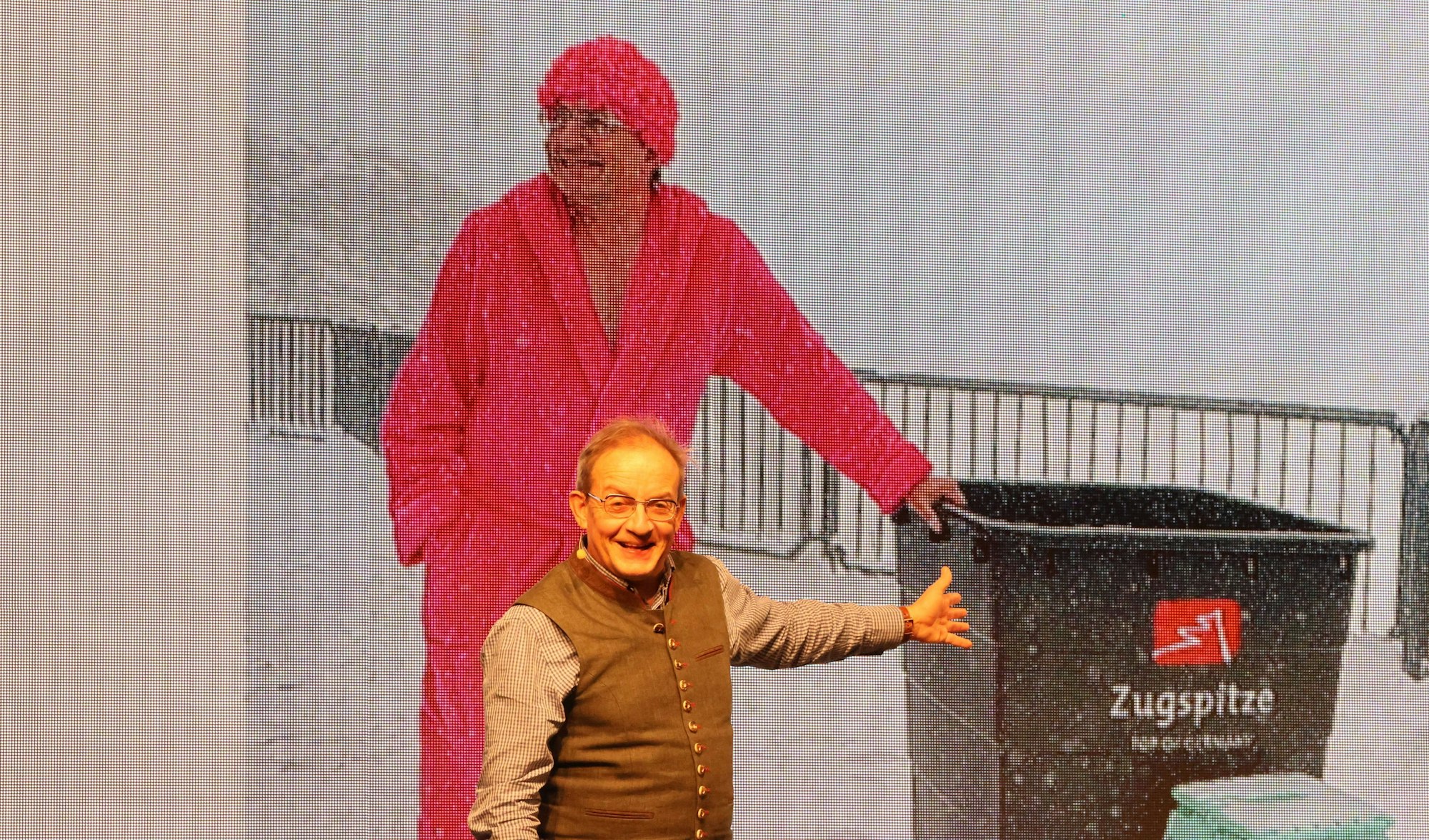 Wigald Boning bei seinem Auftritt in Wipperfürth.