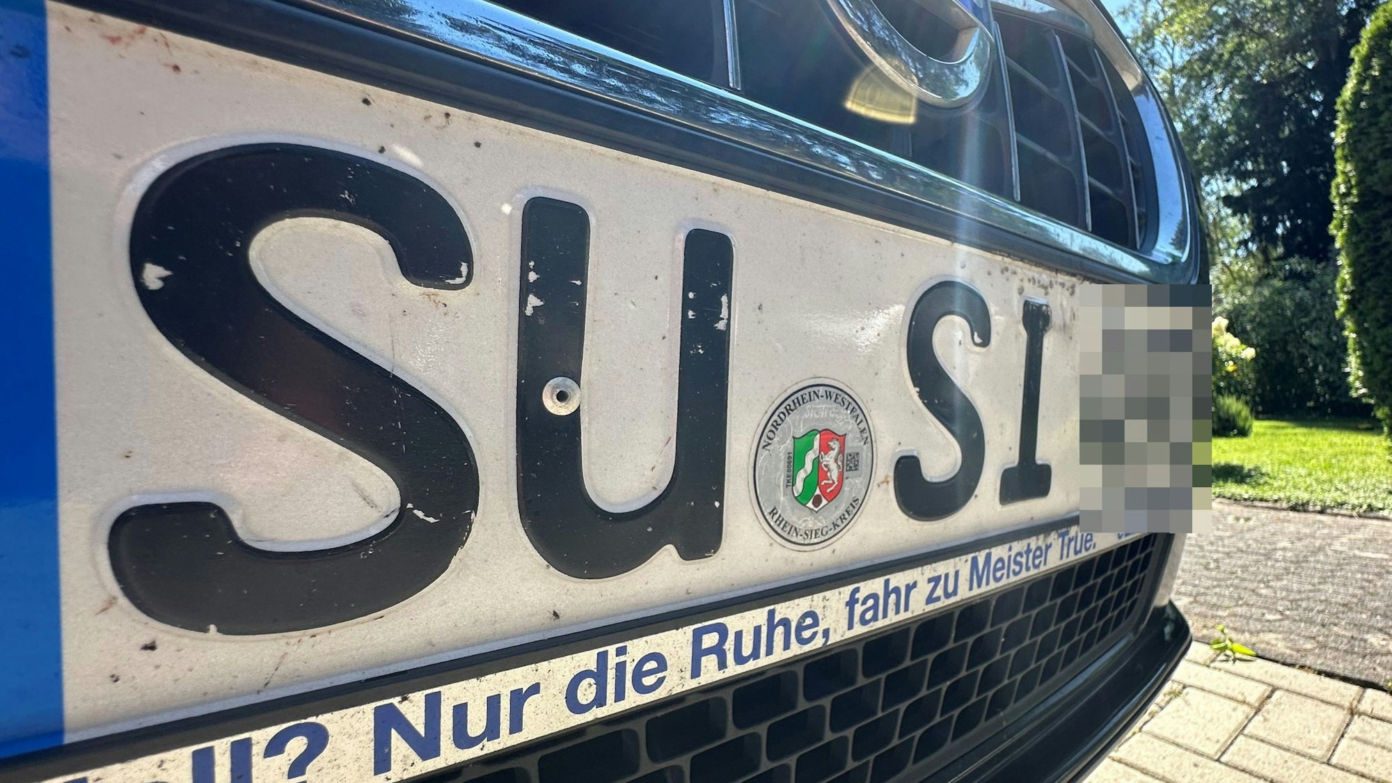 SU-SI ist das im Rhein-Sieg-Kreis meist gewählte Wunschkennzeichen.