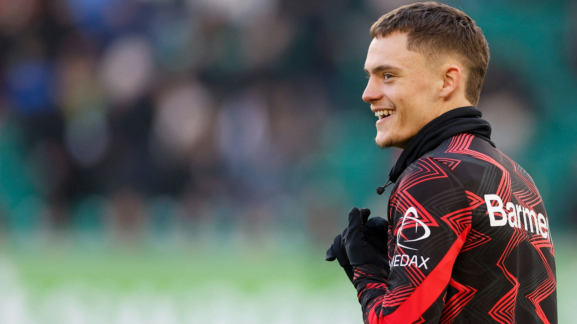 Das Bild zeigt Fußballprofi Florian Wirtz.