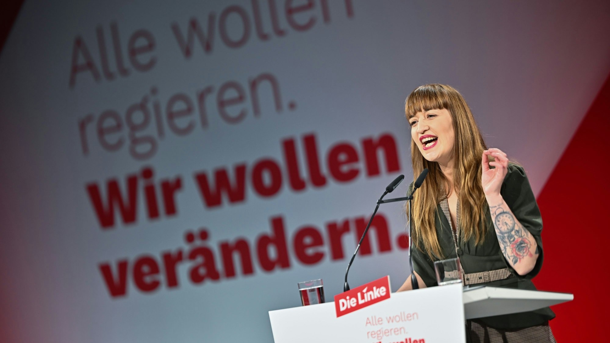 Der digitale „Shooting-Star“: Heidi Reichinnek, Spitzenkandidatin der Partei Die Linke zur Bundestagswahl 2025