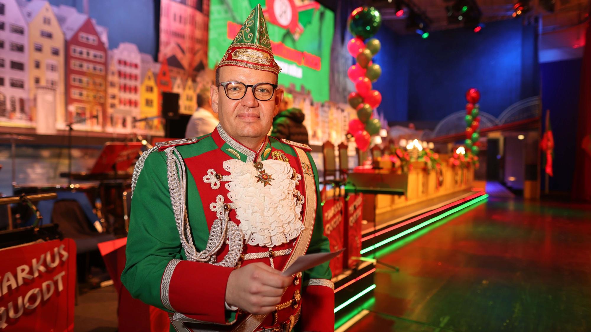 Alles im Griff: Martin Zylka vor einer Altstädter-Sitzung im Gürzenich.