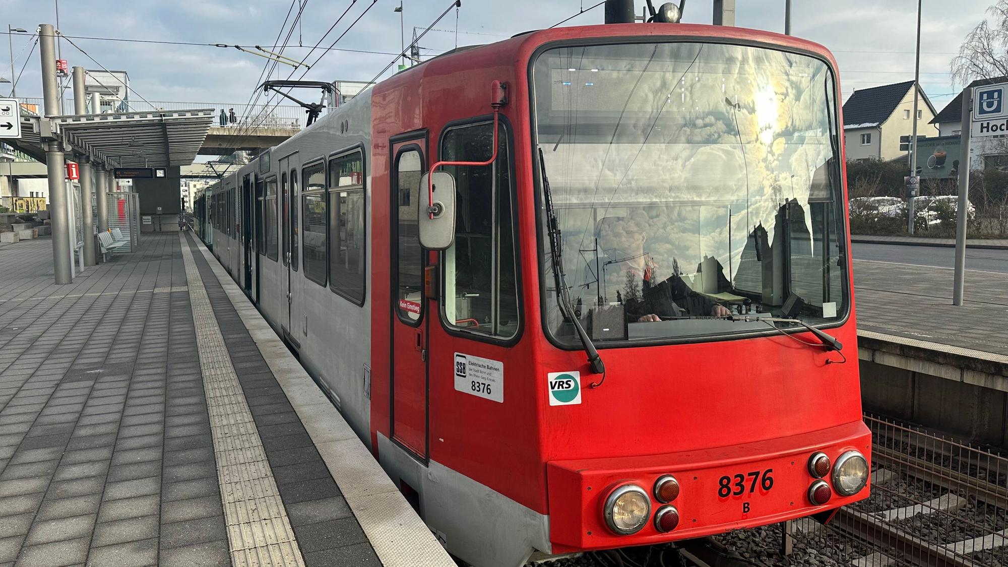 Linie 66, Haltestelle am Huma