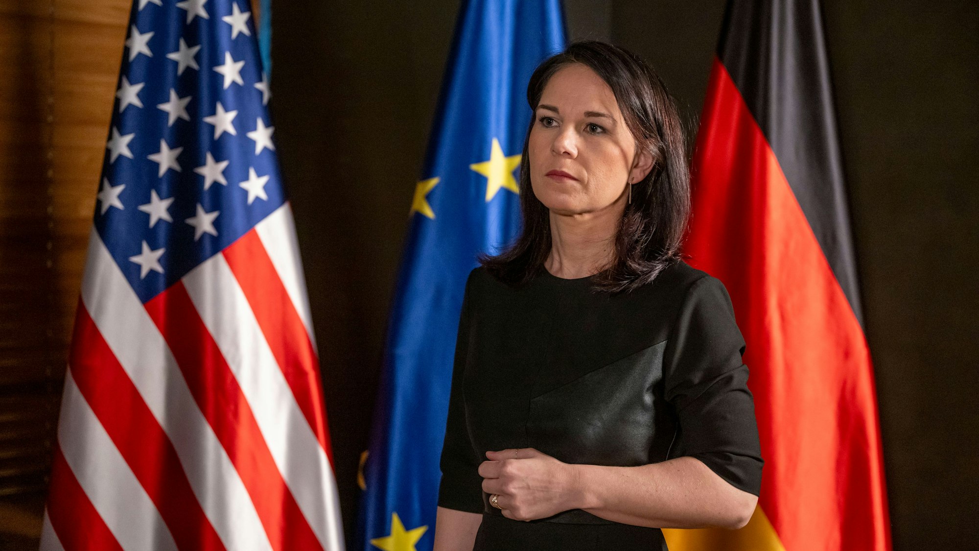 Annalena Baerbock (Bündnis 90/Die Grünen), Außenministerin, während der Münchner Sicherheitskonferenz (MSC). (Archivbild)