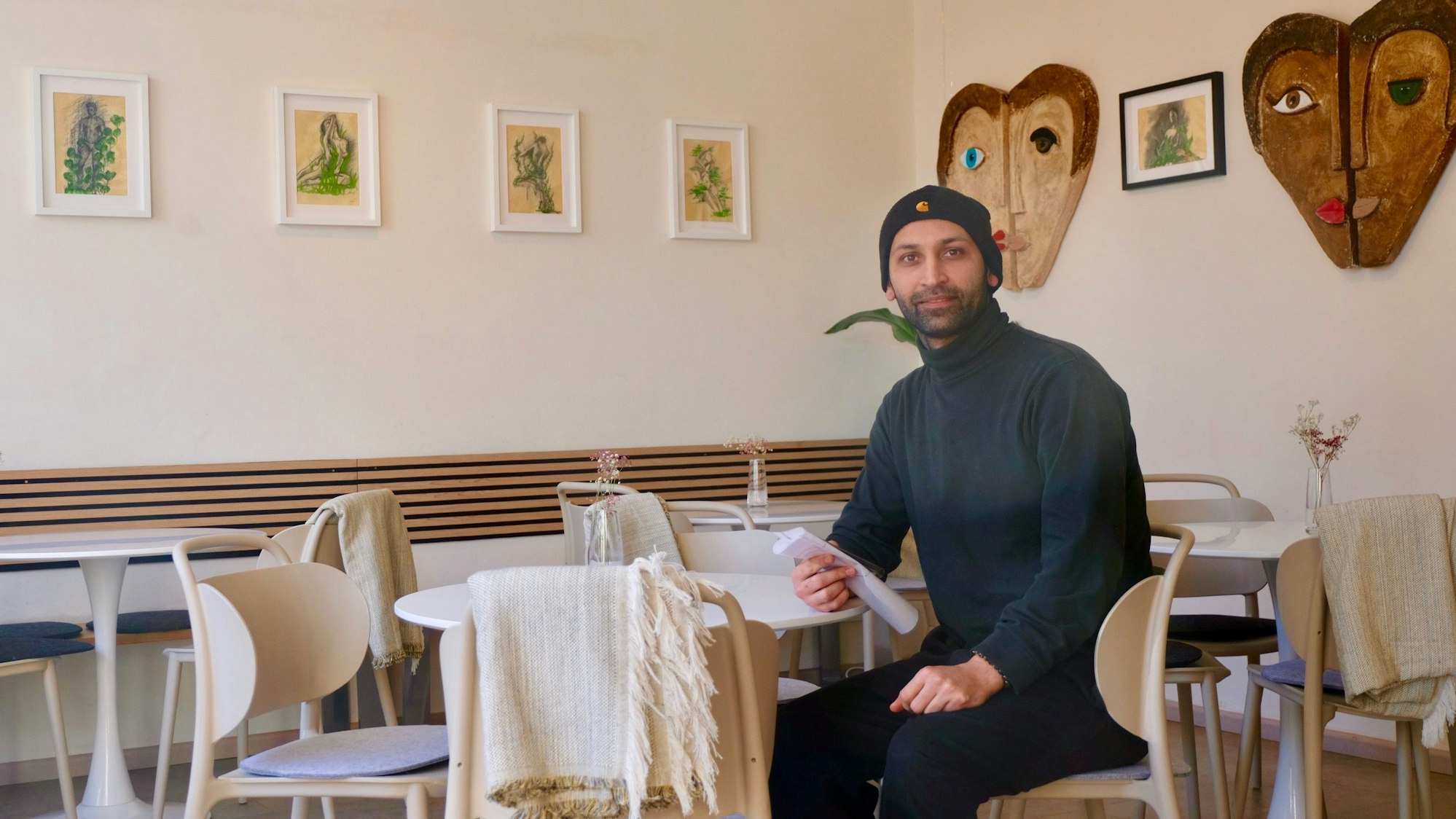 Ray Kandar in seiner neuen Ario Coffee Manufactury.