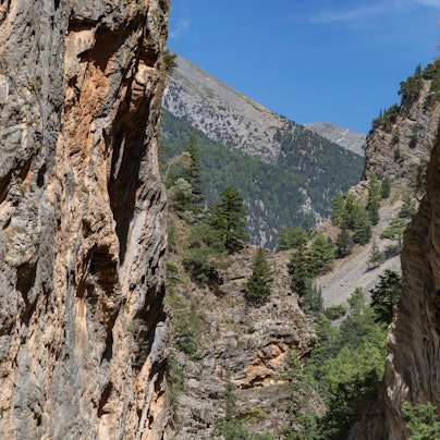 An engen Stellen der Schlucht kann das Wasser im Winter meterhoch steigen. (Archivbild)