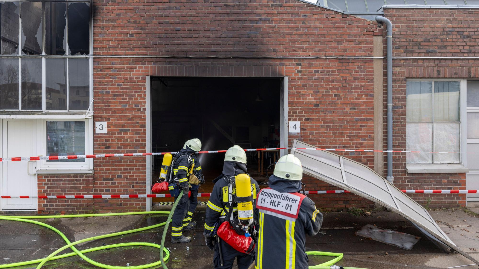 Bei der Explosion wurde eine Person verletzt.