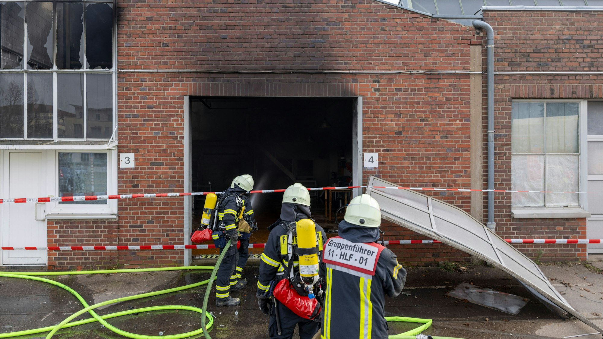 Bei der Explosion wurde eine Person verletzt.