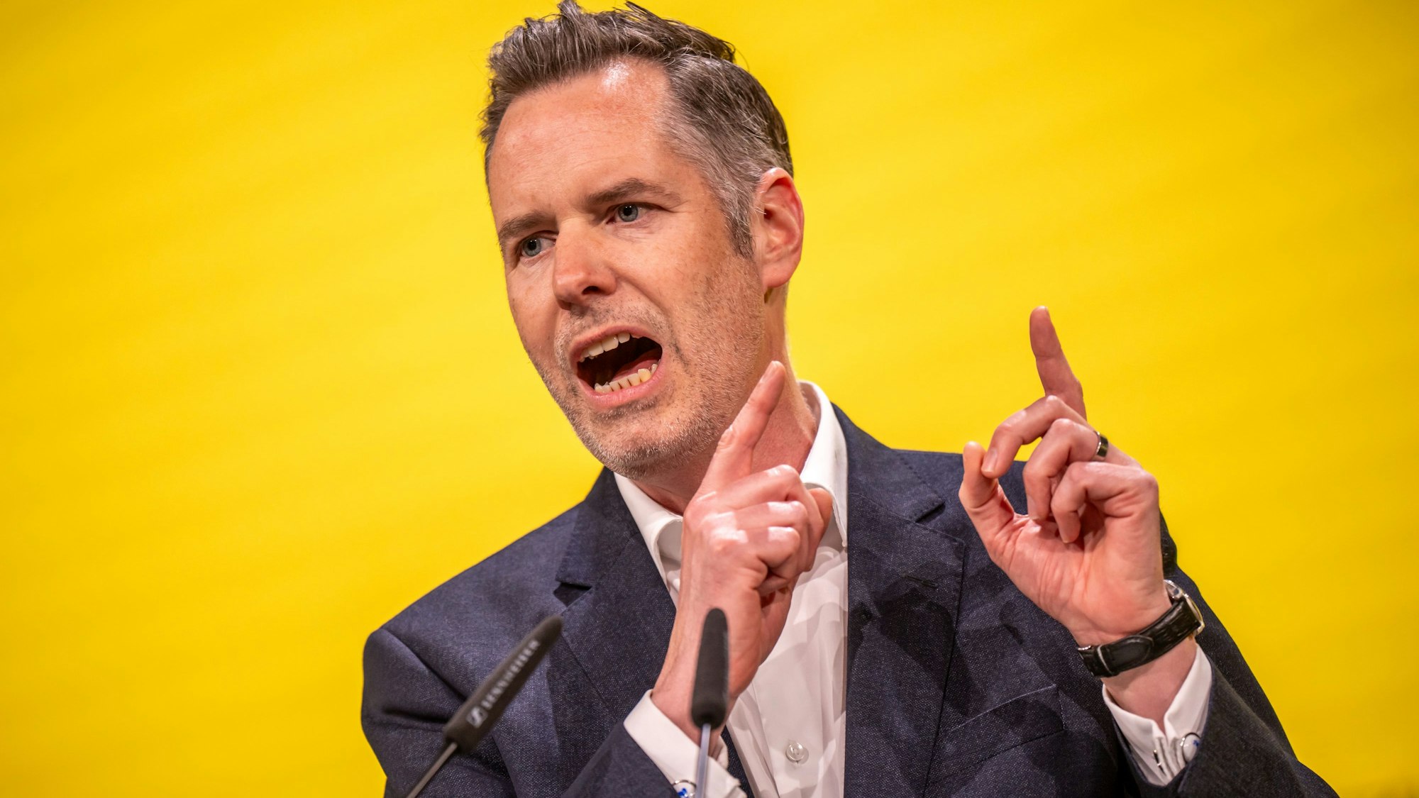 FDP-Chef Christian Dürr arbeitet an Konzepten, mit denen er bei der nächsten Bundestagswahl überzeugen will.