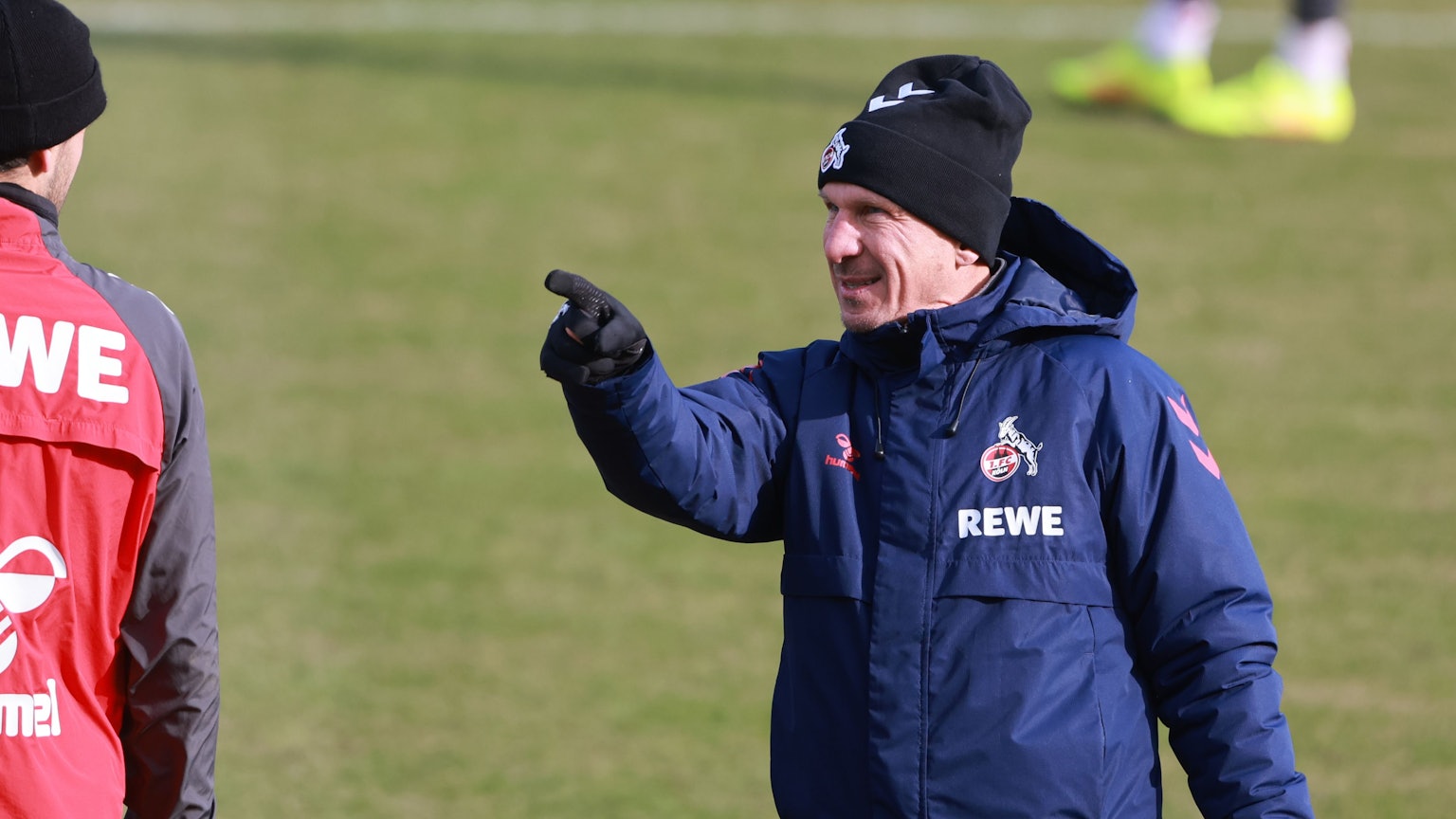 1. FC Köln, Training, Gerhard Struber ( 1. FC Köln), 19.02.2025, Bild: Herbert Bucco