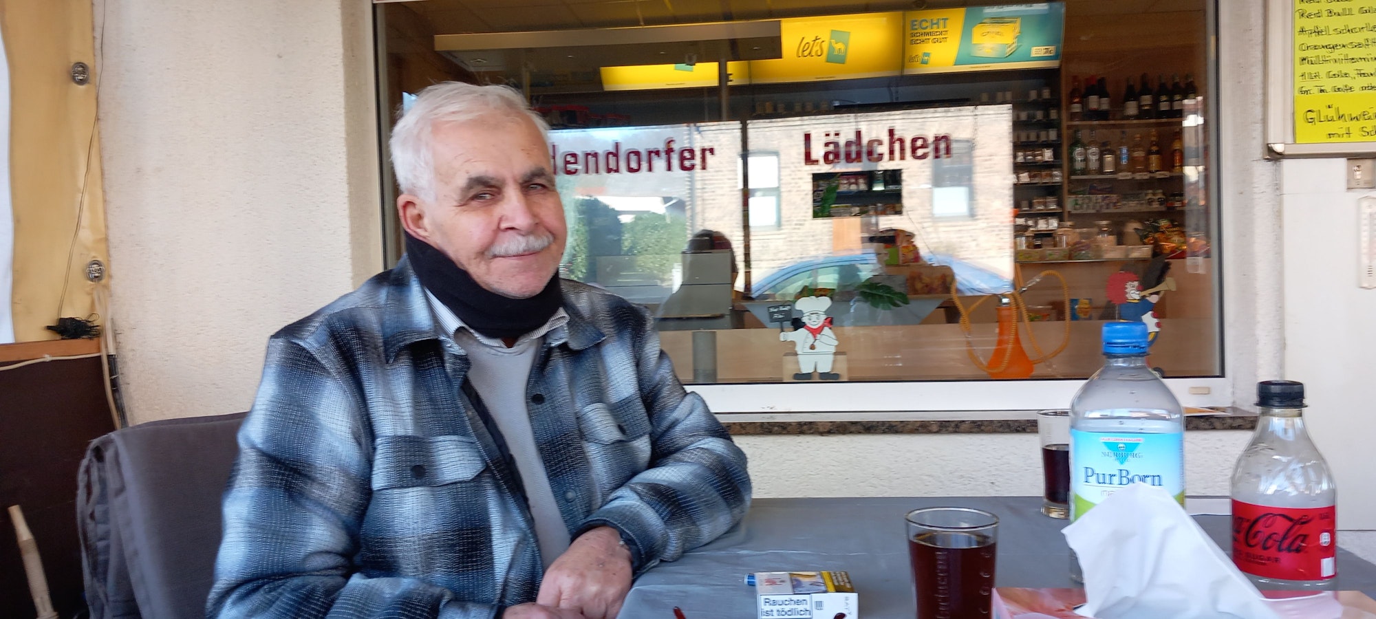 Abdo Hamo und sein Kiosk "Adendorfer Lädche"