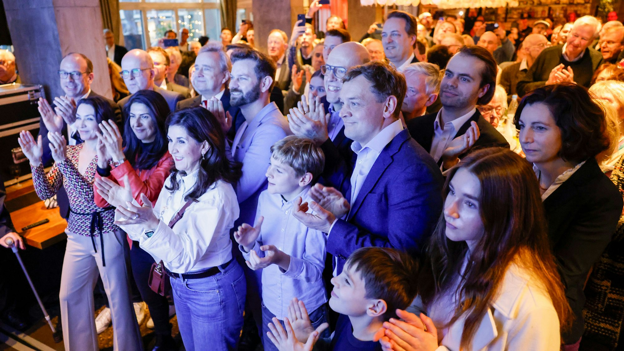 Wahlparty zur Bundestagswahl 2025 der CDU Köln