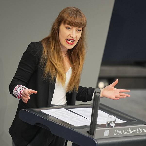 Ihre Rede ging viral: Heidi Reichinnek (Linke).