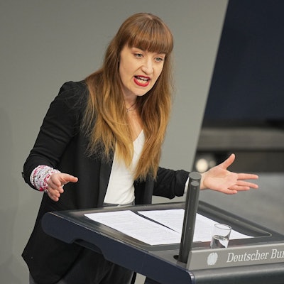 Ihre Rede ging viral: Heidi Reichinnek (Linke).