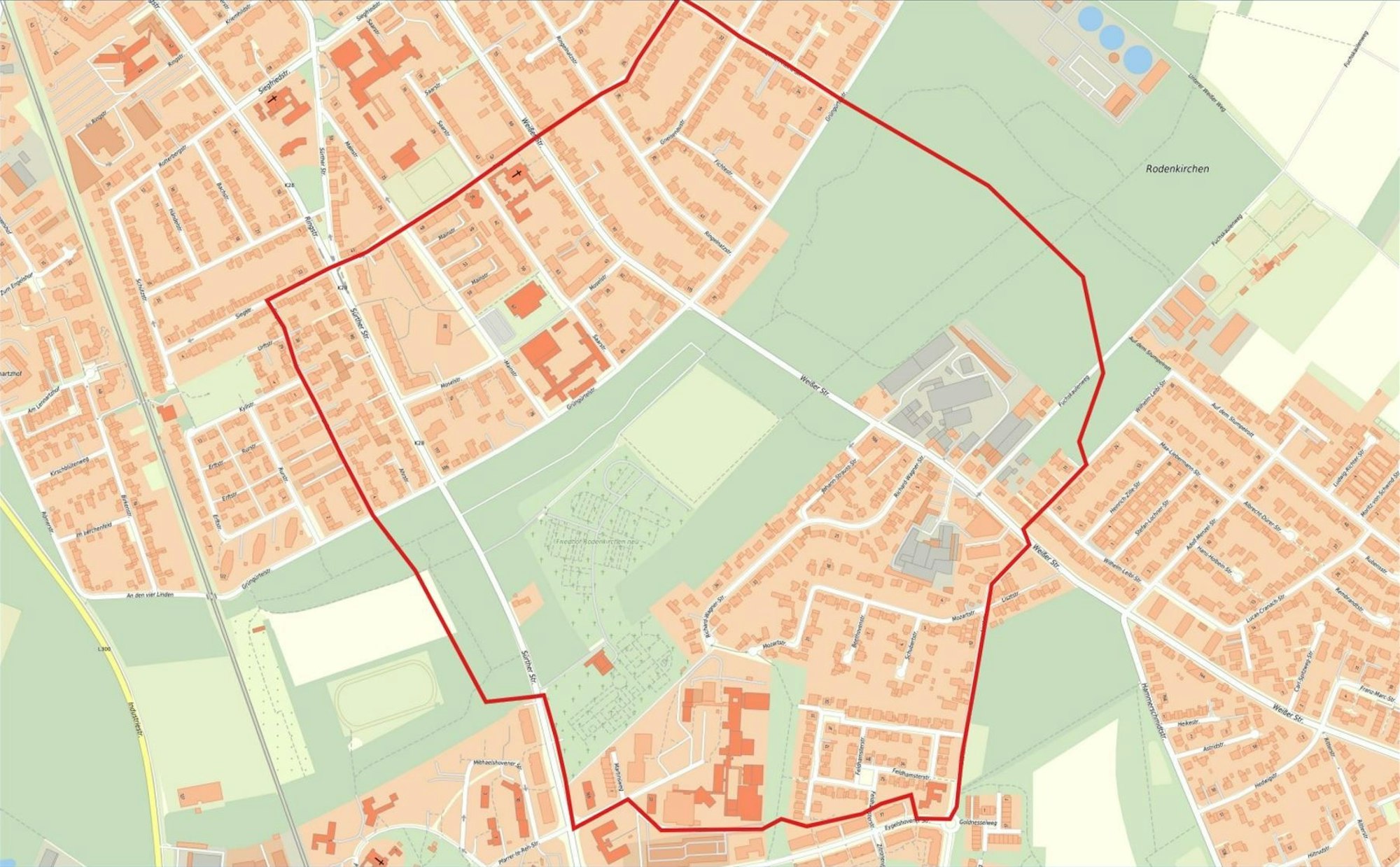Evakuierungsradius nach dem Bombenfund in Rodenkirchen