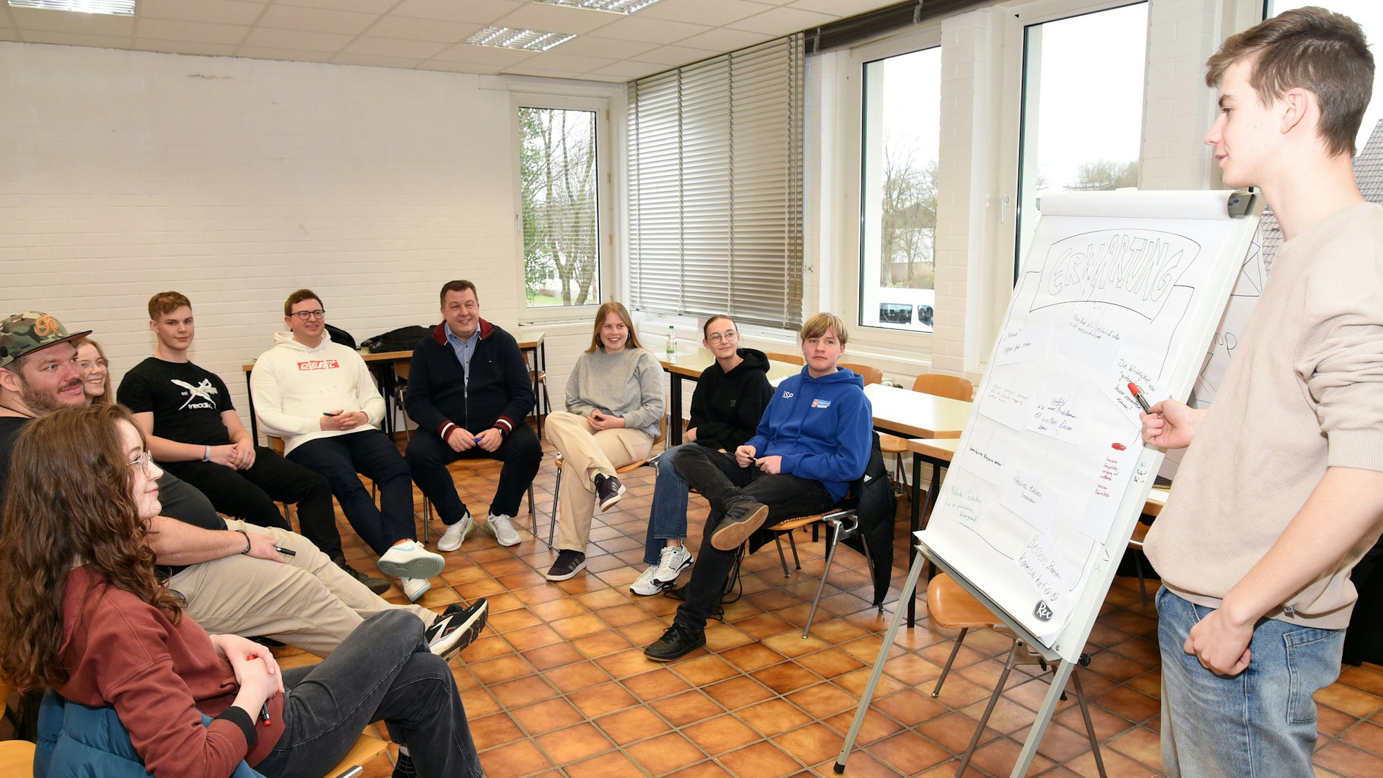 Schulung im Gemeindehaus in Drabenderhöhe.