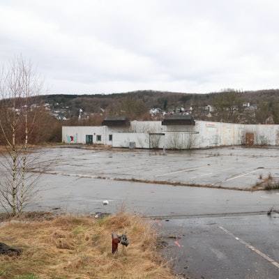 Foto vom Gelände des ehemaligen Extra-Marktes in Bergneustadt.