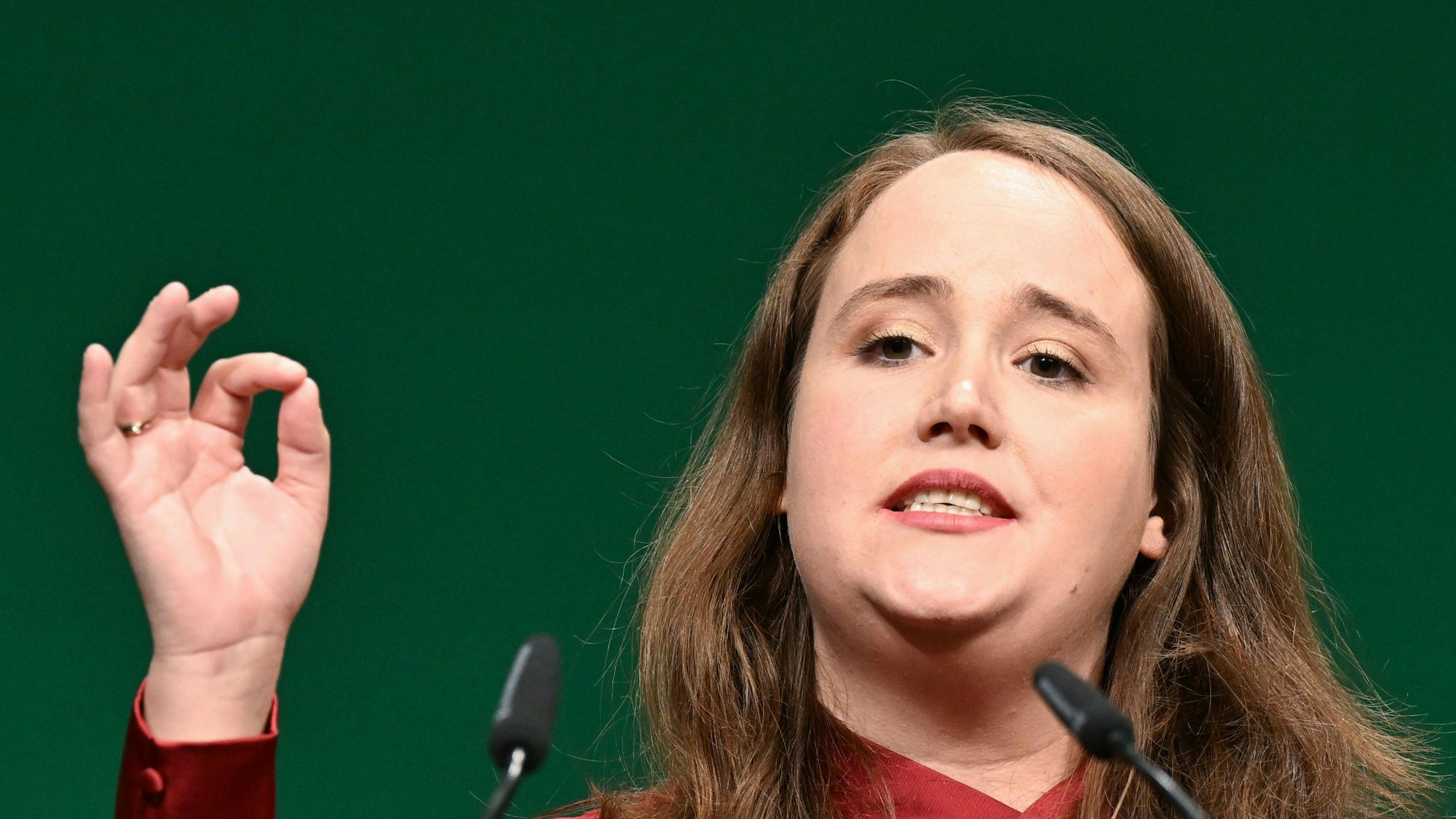 Grünen-Politikerin Ricarda Lang hat im „Spitzengespräch“ des „Spiegel“ mit Markus Söder abgerechnet. (Archivbild)