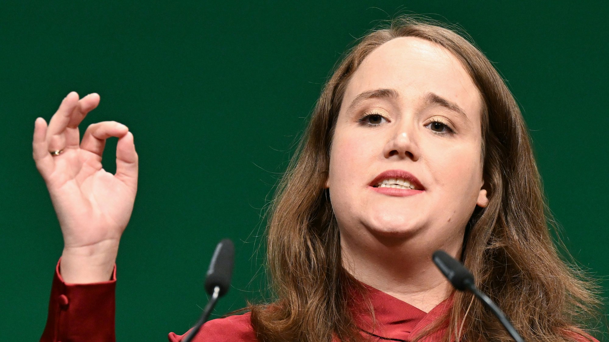 Ricarda Lang hat im ARD-Morgenmagazin deutliche Worte für die AfD gefunden. (Archivbild)