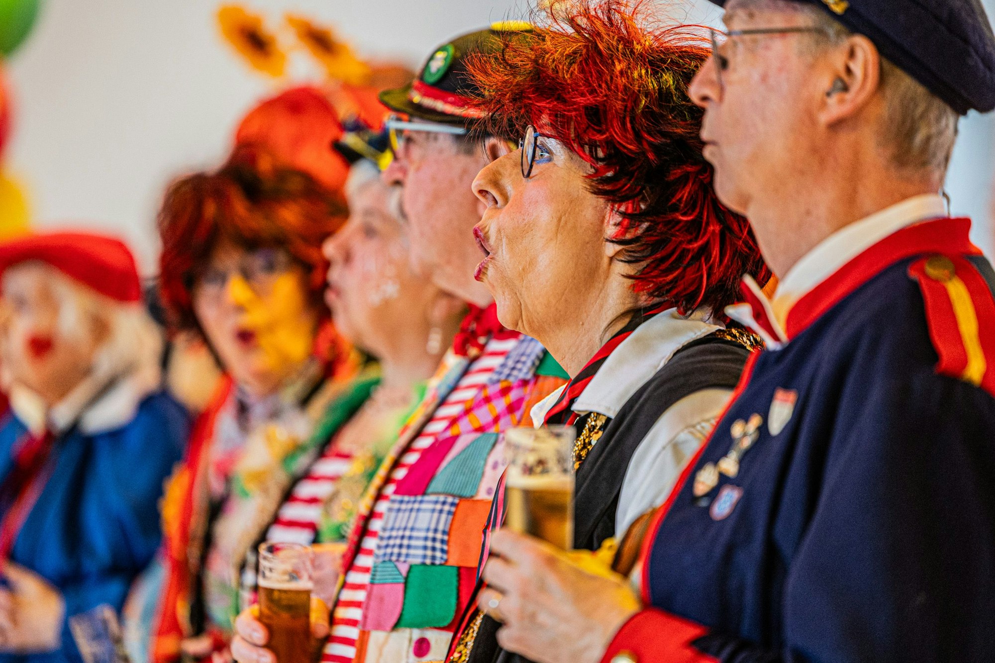 Ausgelassene Stimmung bei den Gästen der Redaktion