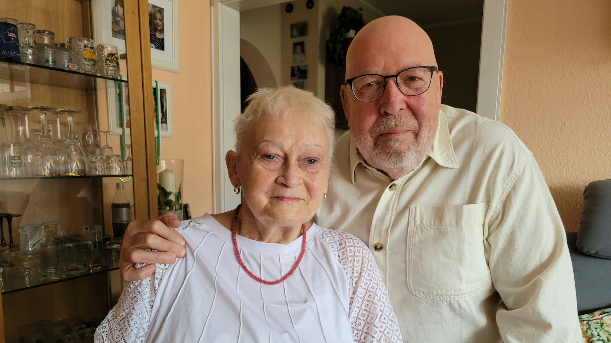 Die Eheleute, die heute ihren 50. Hochzeitstag feiern.