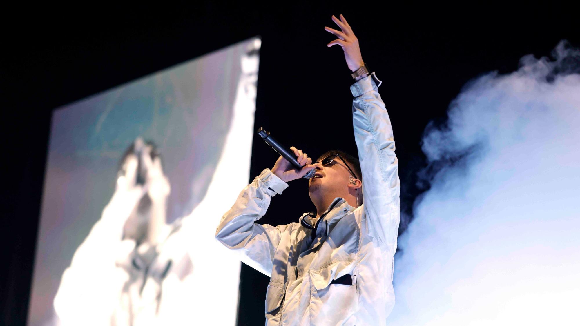 Die Hip-Hop-Formation K.I.Z. in der Kölner Lanxess Arena