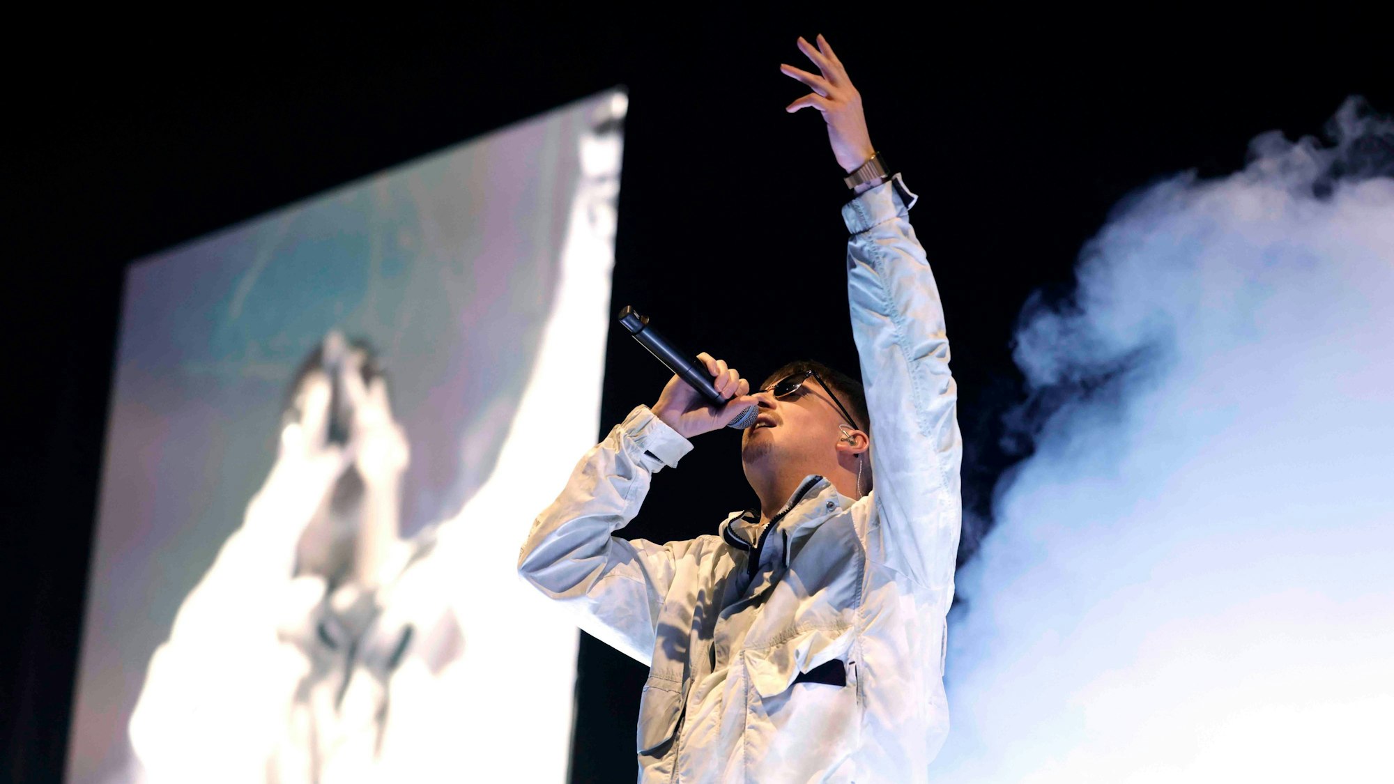 Die Hip-Hop-Formation K.I.Z. in der Kölner Lanxess Arena