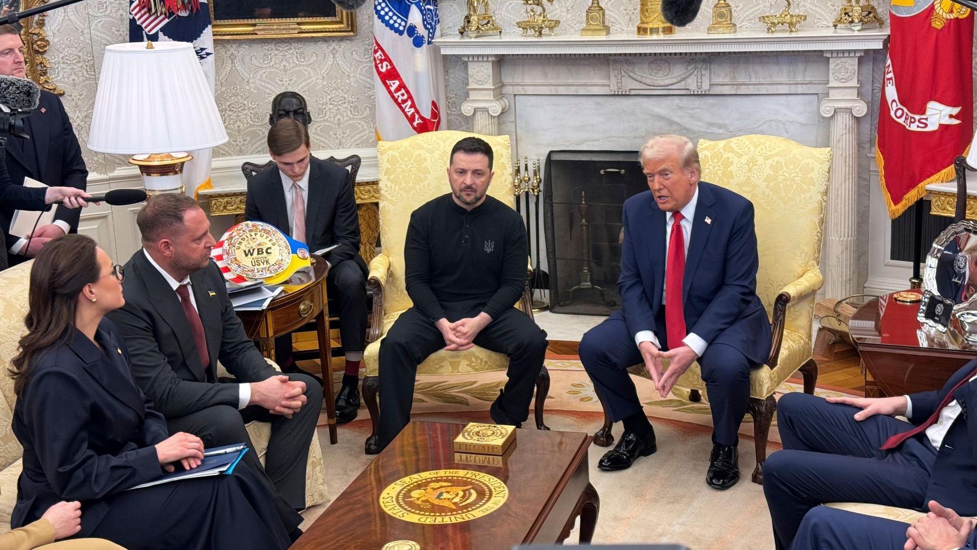 Trump und Selenskyj sind im Oval Office aneinander geraten.