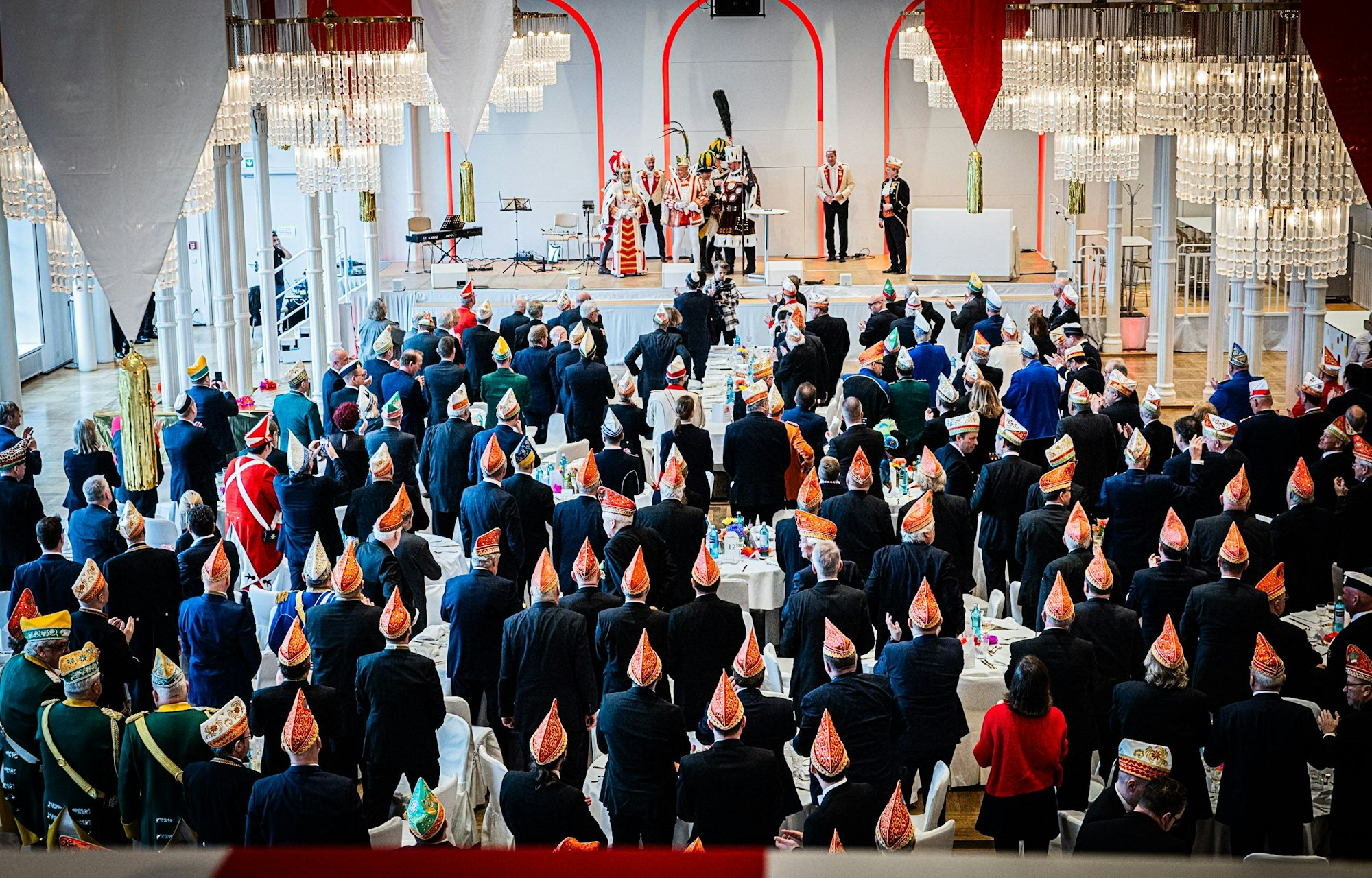 Das Prinzenessen in der Flora.