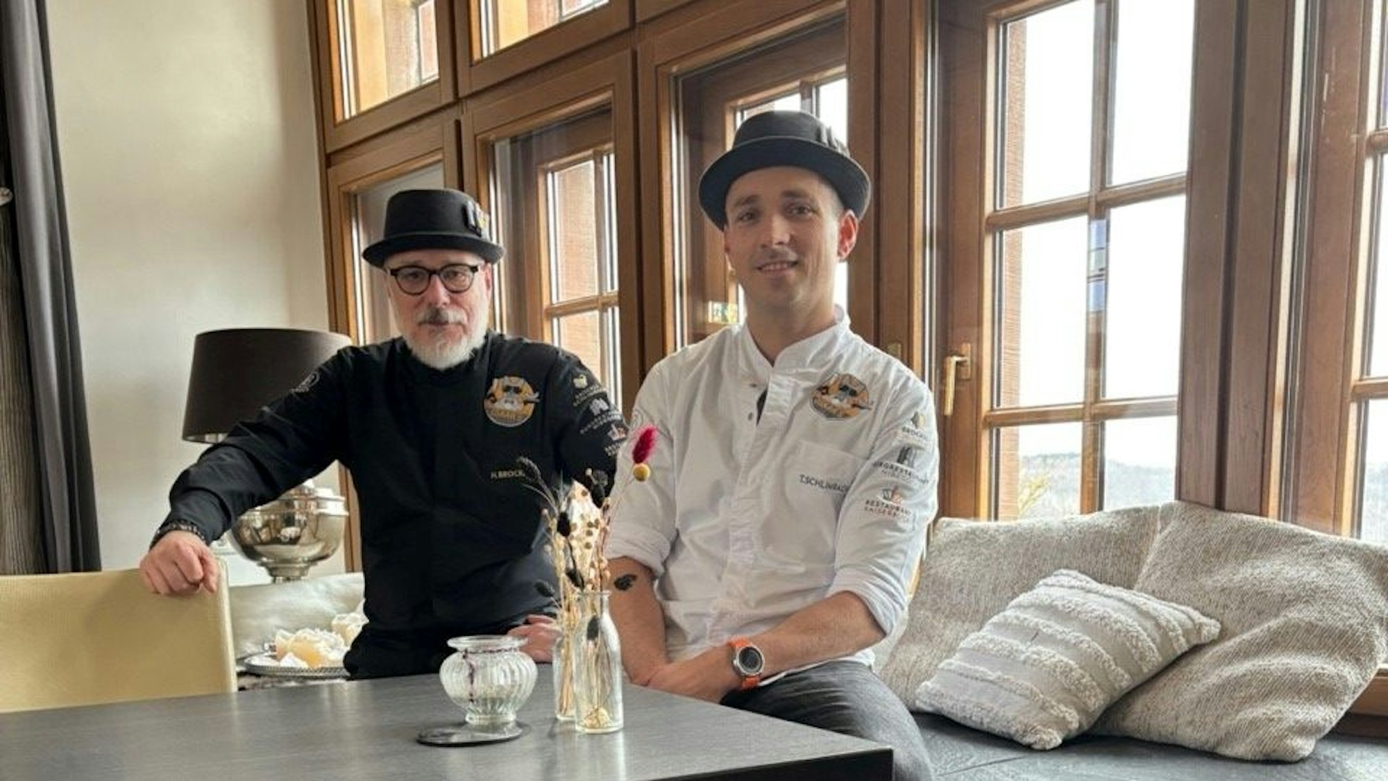 Herbert Brockel (l.) und Tobias Schlimbach (l.).