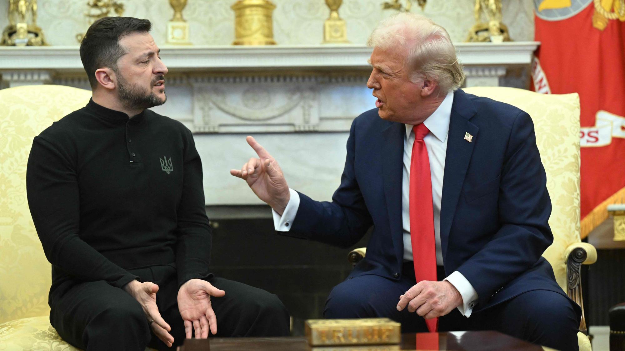 Donald Trump überzog Wolodymyr Selenskyj bei einem Treffen im Weißen Haus am Freitagabend mit Vorwürfen.
