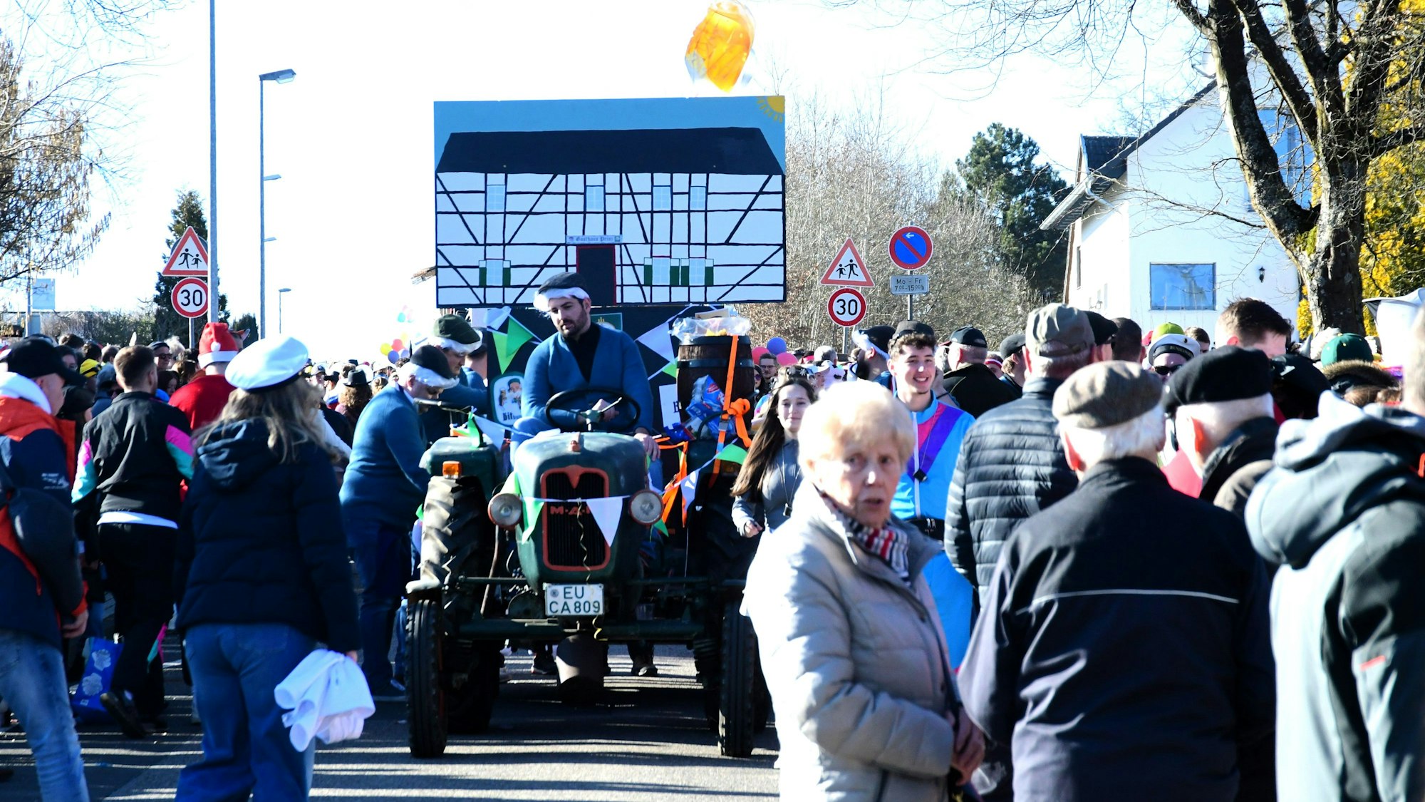 Manchmal wurde es richtig eng.