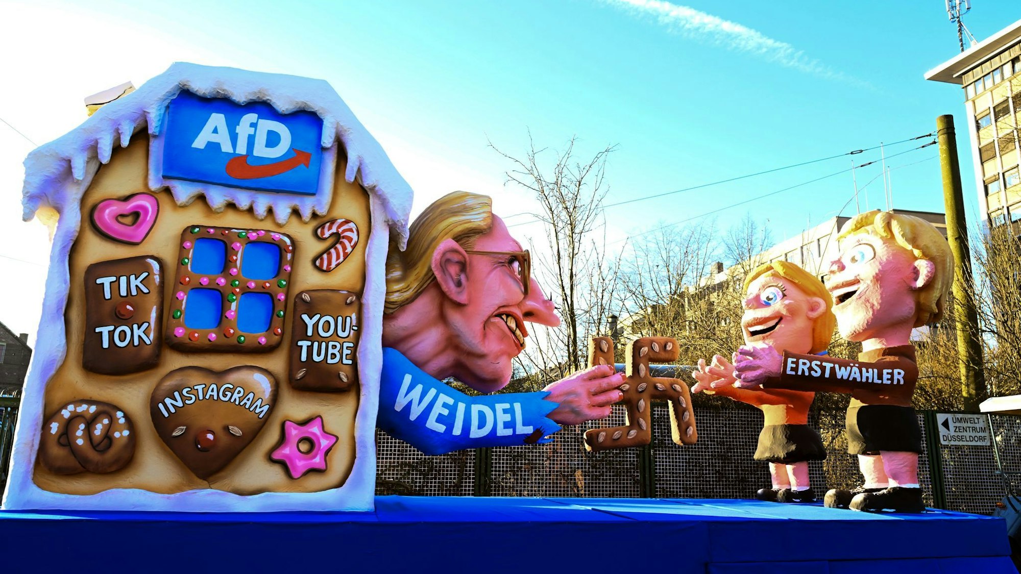 Alice Weidel als garstige Hexe.