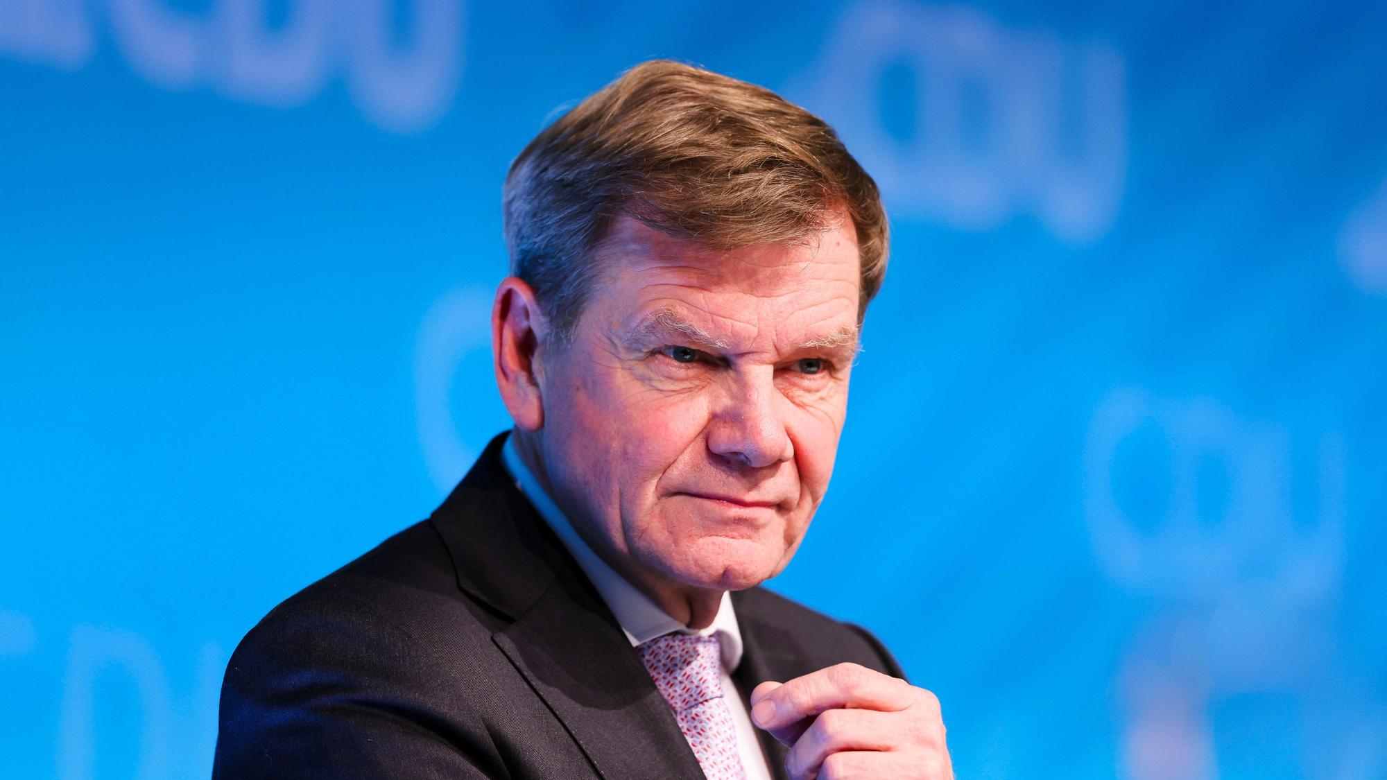 Das Foto zeigt den stellvertretenden CDU-Fraktionsvorsitzenden Johann Wadephul.