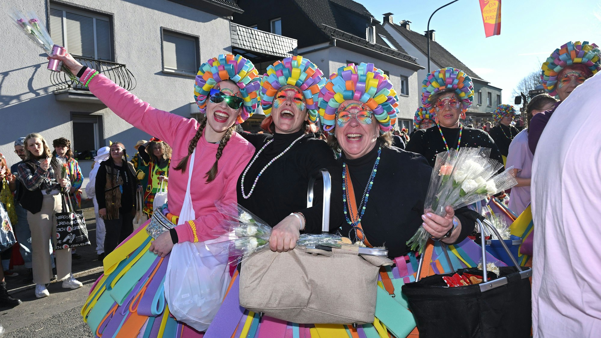 Die KG Familiich beim Dürscheider Zug