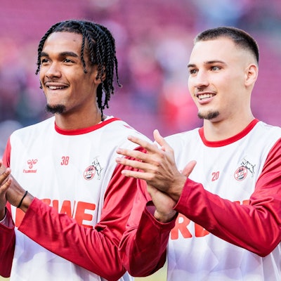 Der eine fehlt, der andere ist zurück: Die FC-Stürmer Damion Downs (l.) und Tim Lemperle.