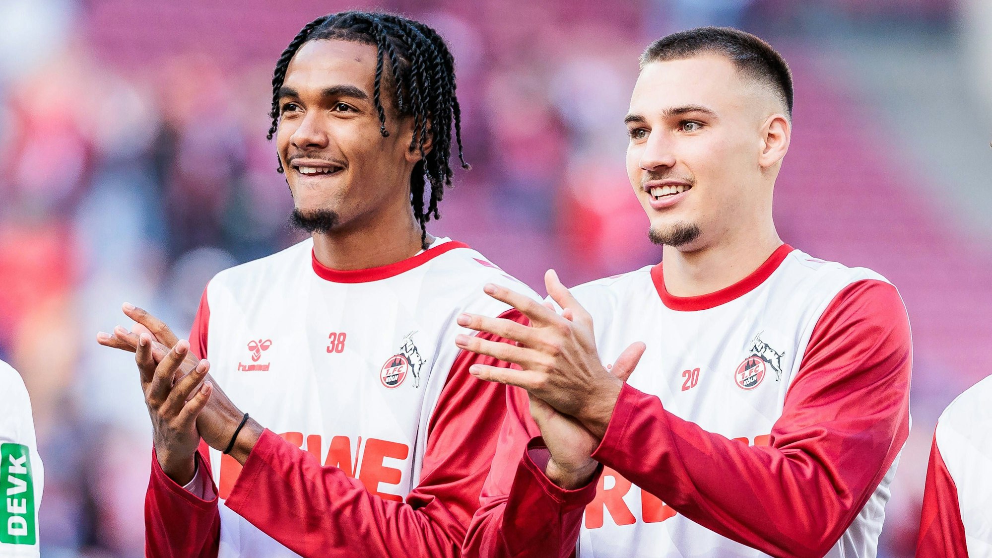 Der eine fehlt, der andere ist zurück: Die FC-Stürmer Damion Downs (l.) und Tim Lemperle.