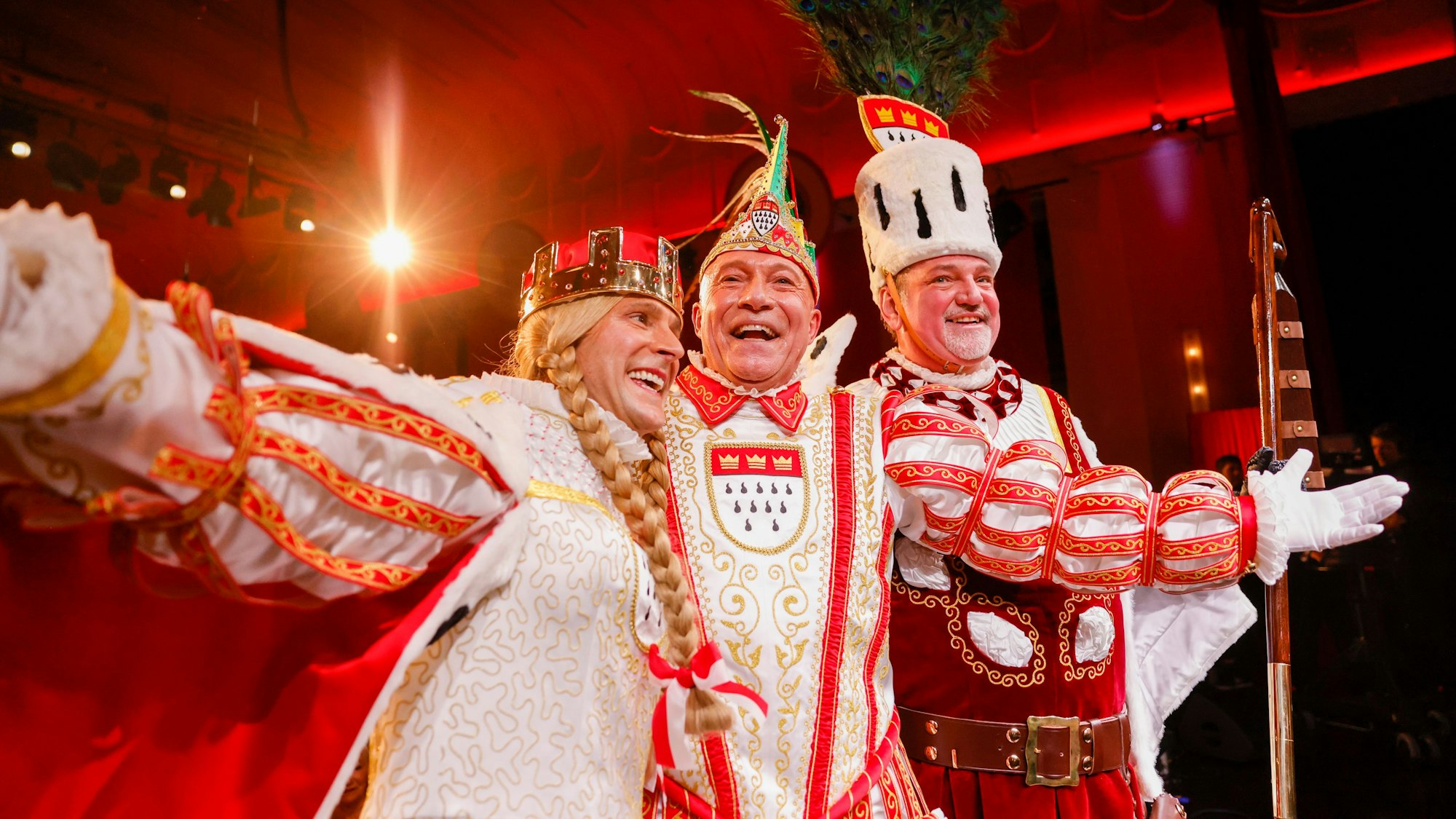 Das Dreigestirn eroberte viele Herzen.