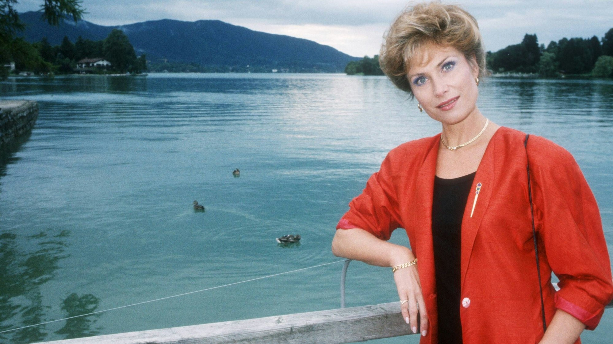 Antje-Katrin Kühnemann am Tegernsee.