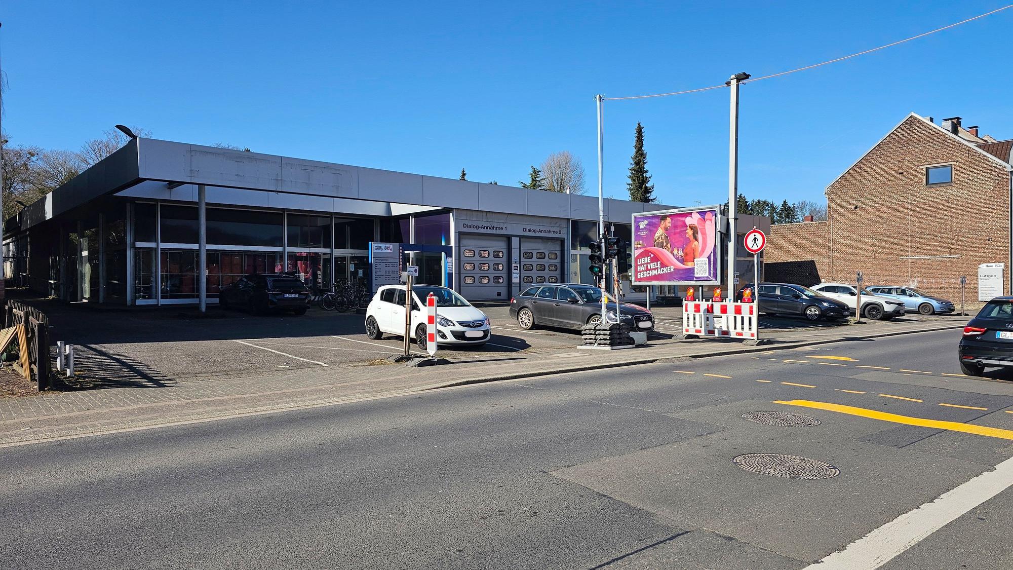 Das Foto zeigt das Gelände Autohaus Lüttgen
