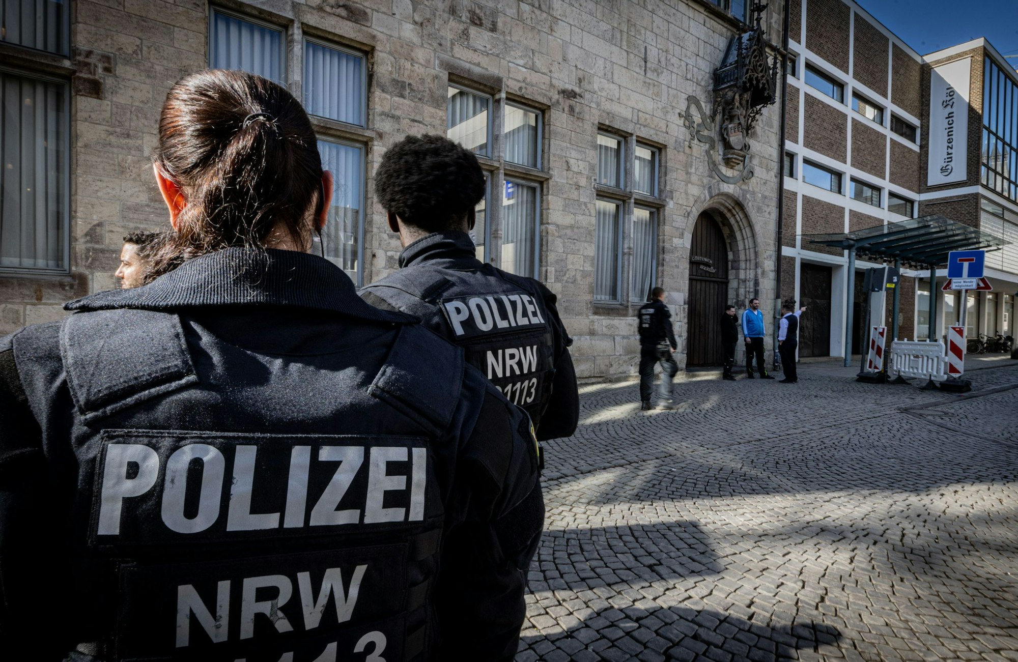 Die Polizei war mit etwa 1000 Beamten im Einsatz.