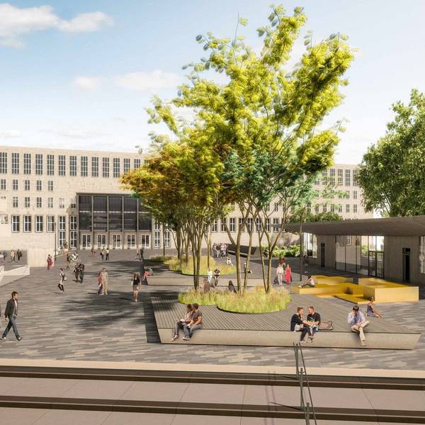 So soll der neue Albertus-Magnus-Platz aussehen.