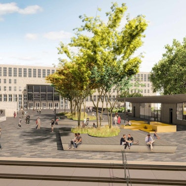 So soll der neue Albertus-Magnus-Platz aussehen.