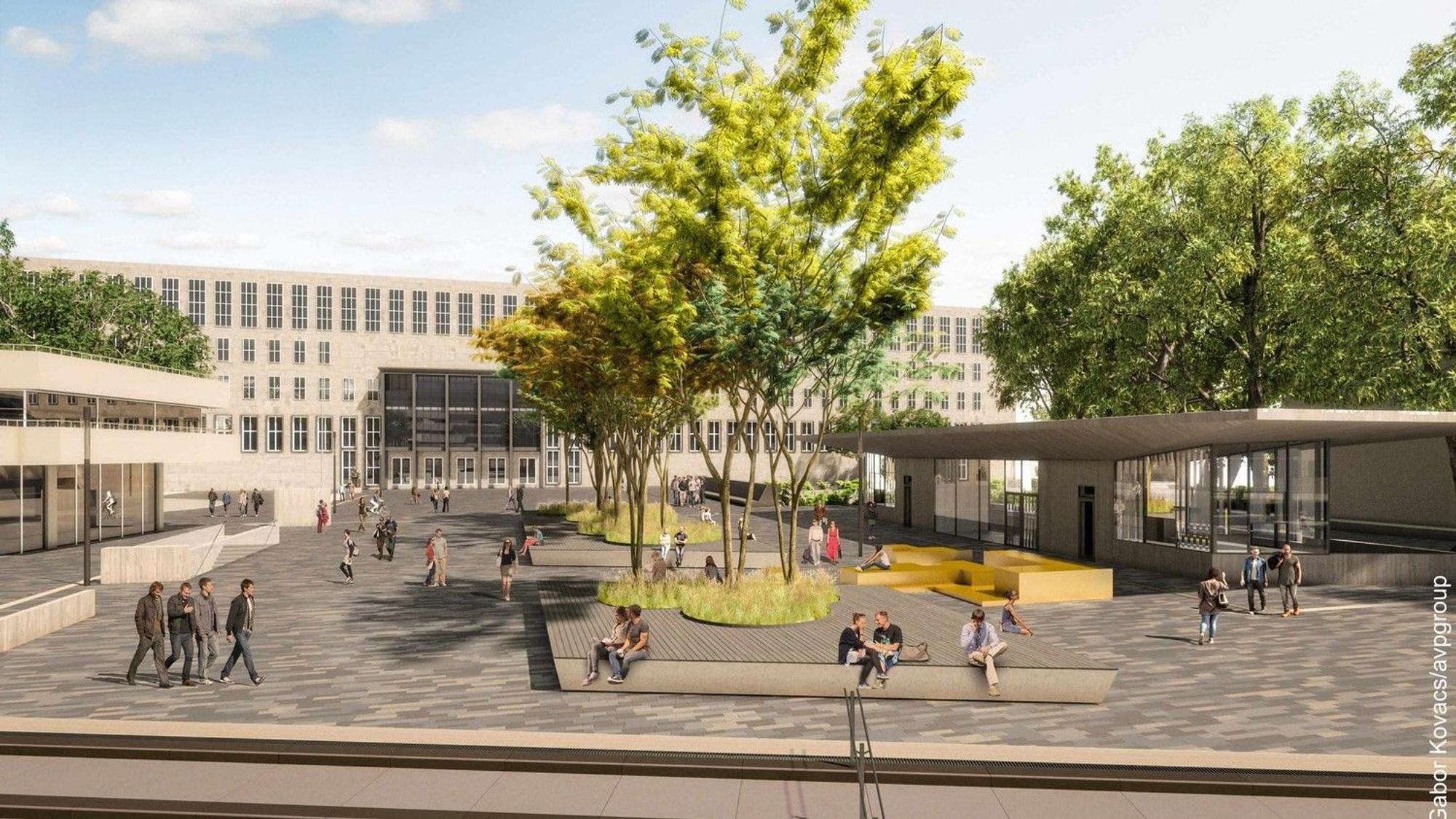 So soll der neue Albertus-Magnus-Platz aussehen.