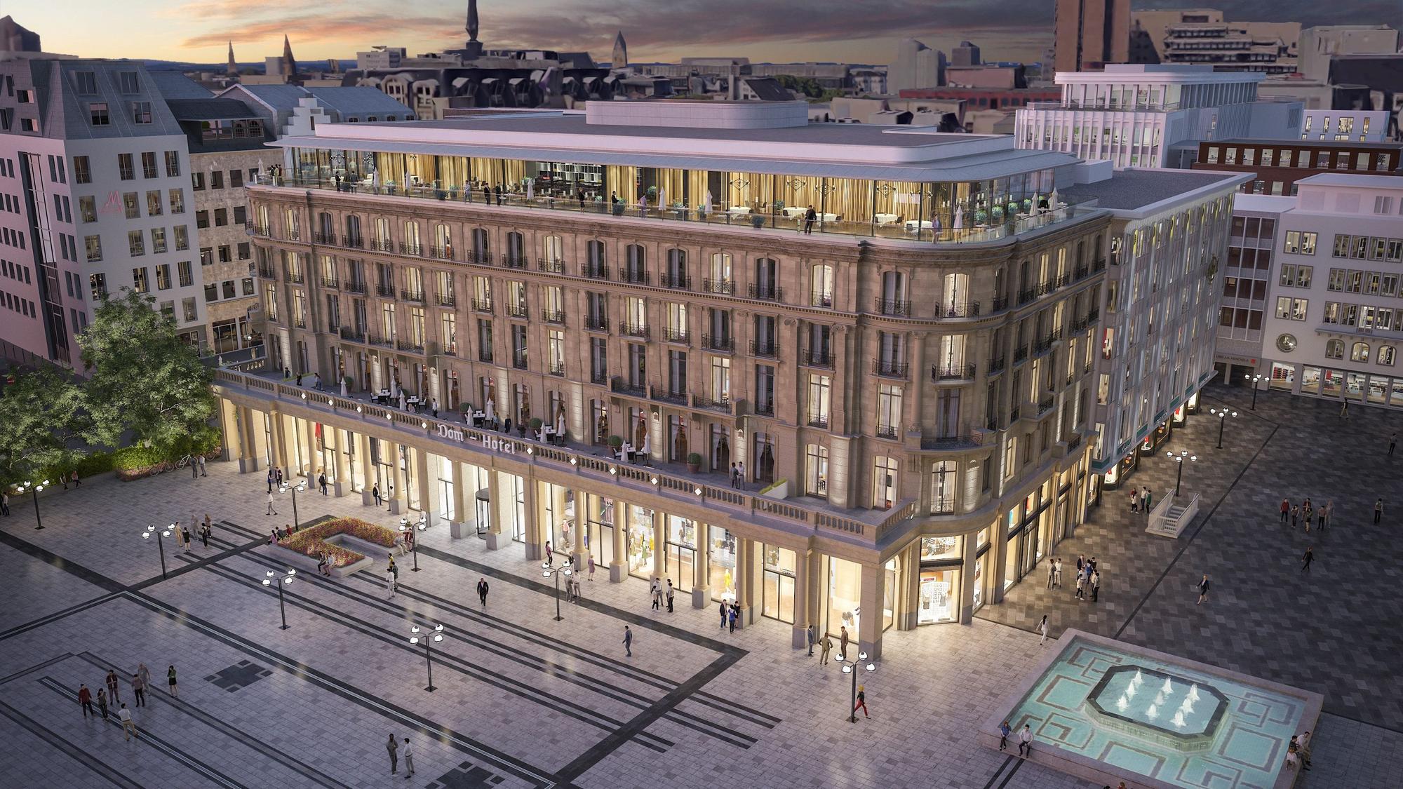 Visualisierungen des Dom-Hotel in Köln