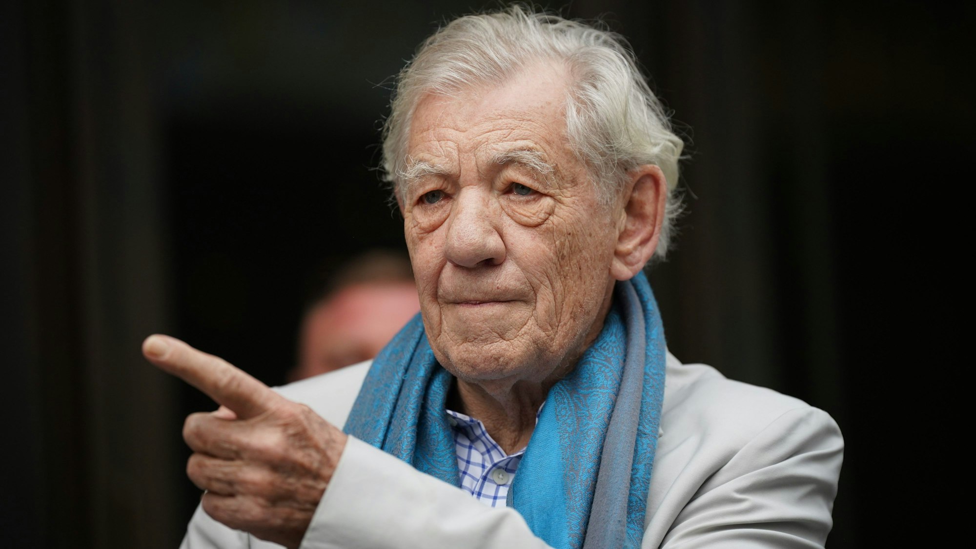 Der britische Schauspieler Sir Ian McKellen