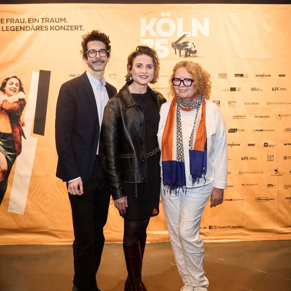 Ido Fluk, Mala Emde, Vera Brandes Köln Premiere "Köln 75)