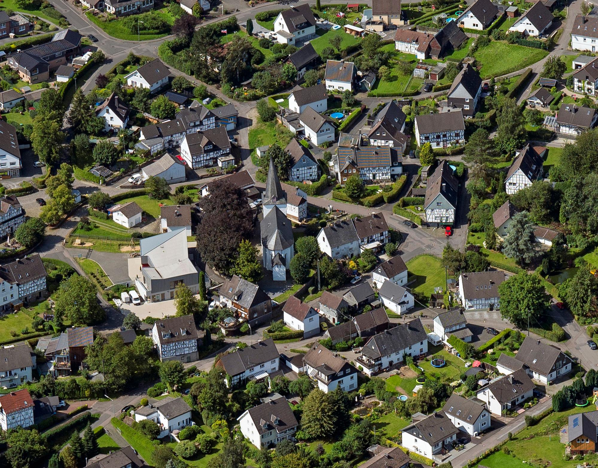 Ein Luftbild.