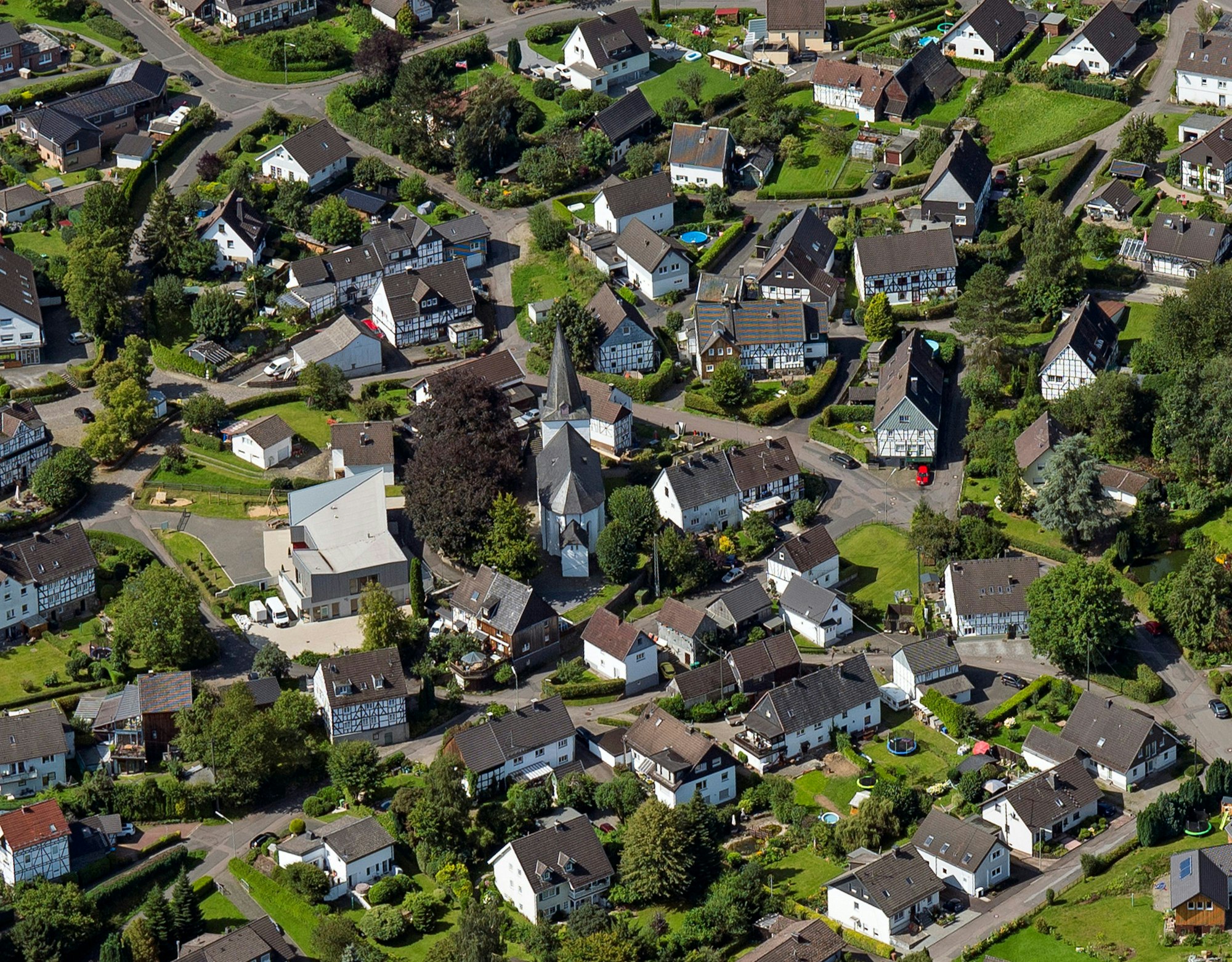 Ein Luftbild.