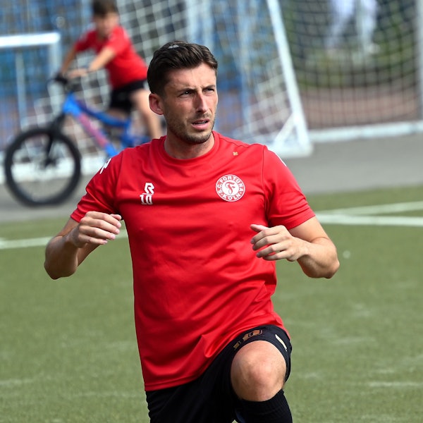 01.09.2024, Fussball-FC Pesch - S.C. Fortuna Köln II
Gjorgji Antoski (Köln)
Foto: Uli Herhaus