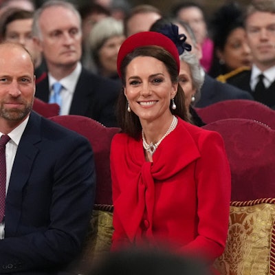 Prinzessin Kate und Prinz William beim jährlichen Gottesdienst zum Commonwealth Day in der Westminster Abbey in London.